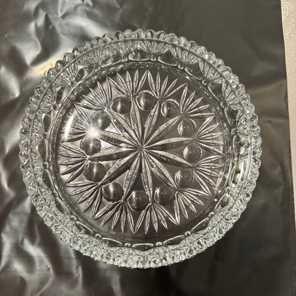 Glass candy dish